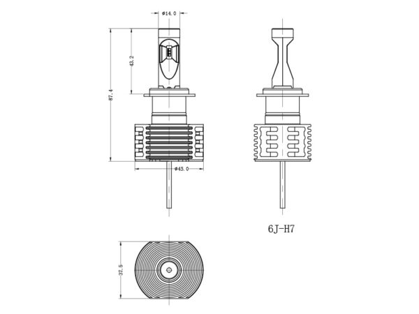 LED-pirn H7 Autoline - Image 2