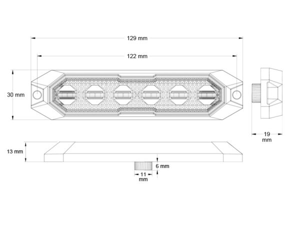 LED märgutuli 129mm - Image 4