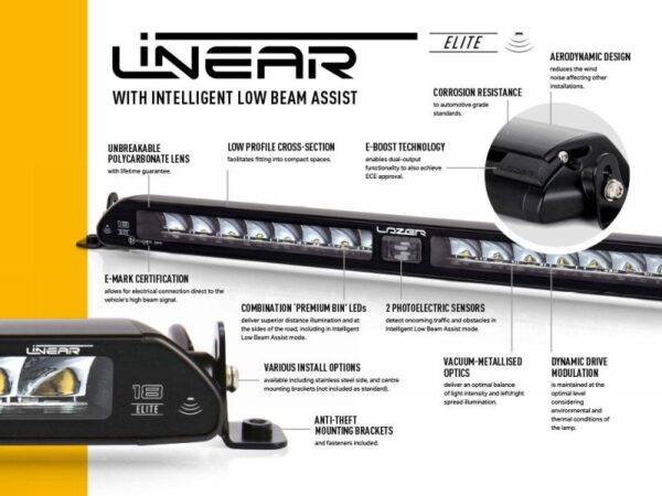 Lazer Linear 18 Elite I-LBA 18000lm automaatselt vahetab kaugtule lähituleks - Image 7