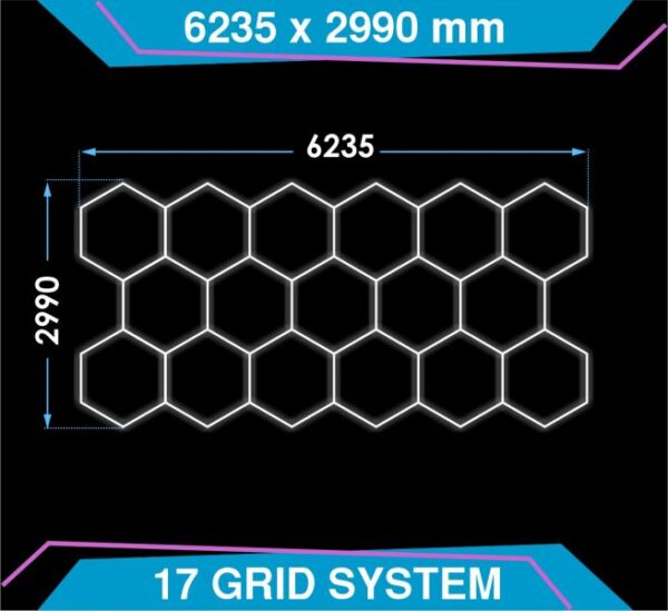 Hexagon T10 17HEX 612W 61200LM 6235x2991MM - Image 2